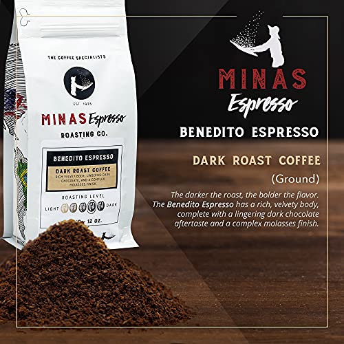 Brazilian Dark Roast Ground Coffee - 12oz Bag