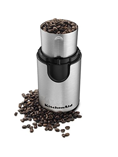 KitchenAid BCG111OB Blade Coffee Grinder - Onyx Black (Renewed)