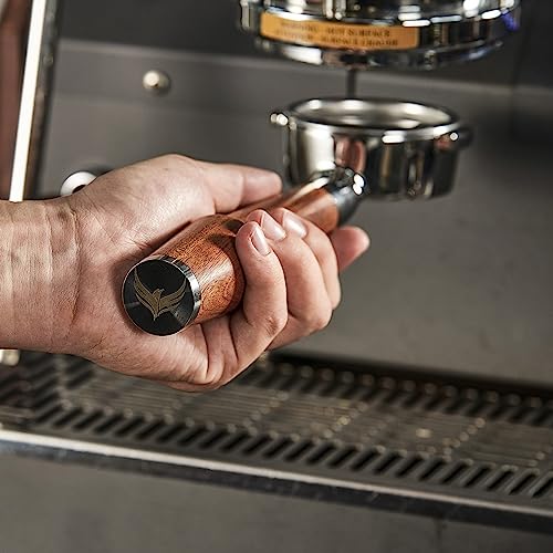 54mm Bottomless Portafilter with Rosewood Handle