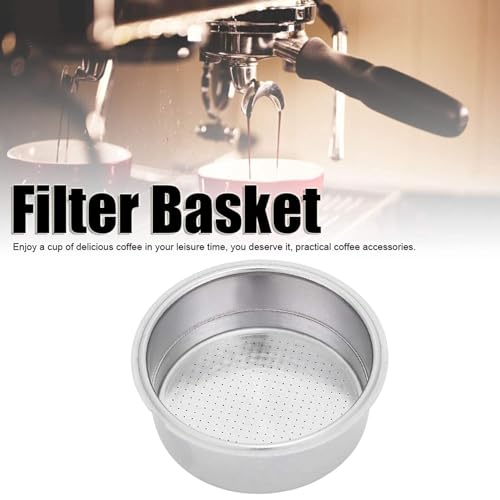 Double Layer Stainless Steel Coffee Filter for Espresso Machine