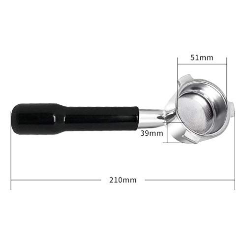 Delonghi Dedica EC680/EC685 51mm Bottomless Portafilter with Double Shot