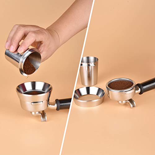 58mm Stainless Steel Espresso Dosing Funnel for 58mm Portafilter