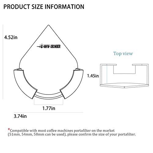 Coffee Portafilter Wall Rack - Espresso Machine Holder