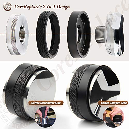 CoreReplace Dual Head Coffee Distributor and Tamper