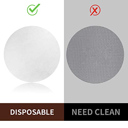 500 Pcs 54mm Espresso Coffee Filter Paper Set