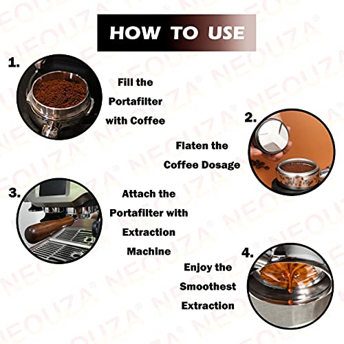 51mm Bottomless Portafilter for Gevi, Yabano Espresso Machines