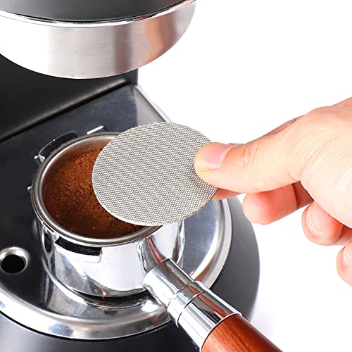 2 Pack Reusable Espresso Portafilter Puck Screen Filter