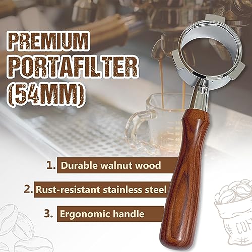 Naked Bottomless Portafilter Kit with Latte Pen & Spoon