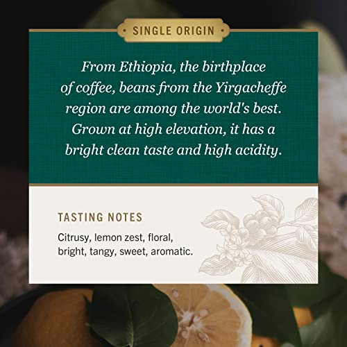 Barrie House Ethiopian Yirgacheffe Whole Bean Coffee, 2lb