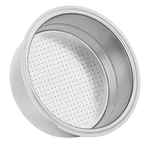 Double Cup Stainless Steel Coffee Filter Basket, Reusable