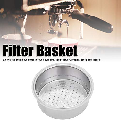 Double Cup Stainless Steel Coffee Filter Basket, Reusable