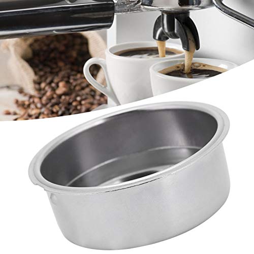 Double Cup Stainless Steel Coffee Filter Basket, Reusable