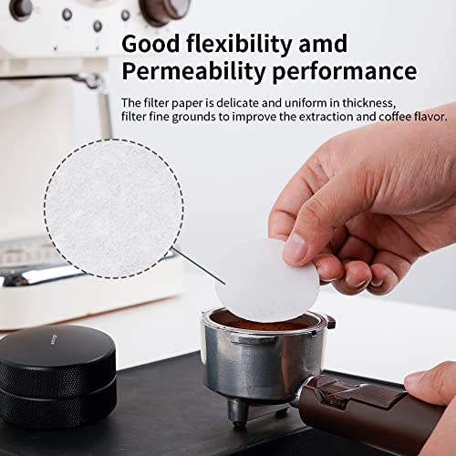 Espresso Paper Filter 55mm - Unbleached Coffee Puck