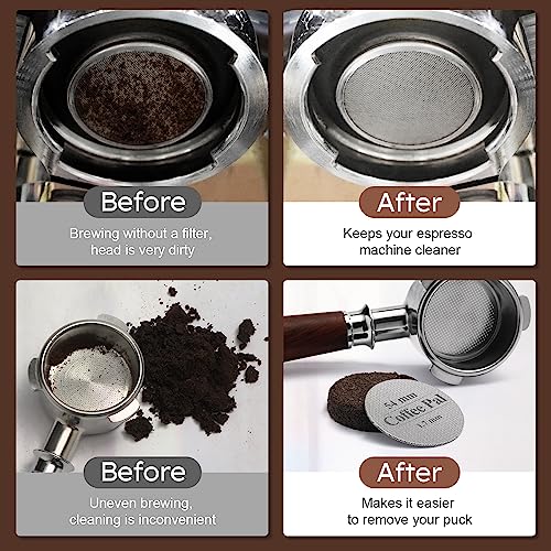 54mm Espresso Filter Screen for Portafilter - Stainless Steel