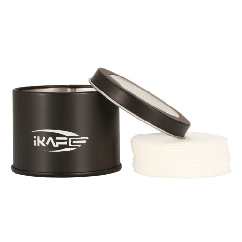 IKAPE 51mm Espresso Paper Filters (200pc) with Storage Case