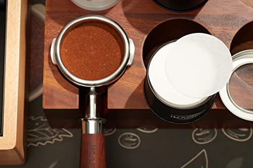IKAPE 51mm Espresso Paper Filters (200pc) with Storage Case