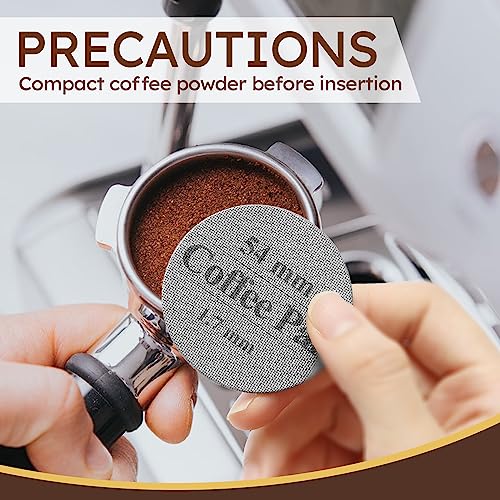 54mm Espresso Filter Screen for Portafilter - Stainless Steel