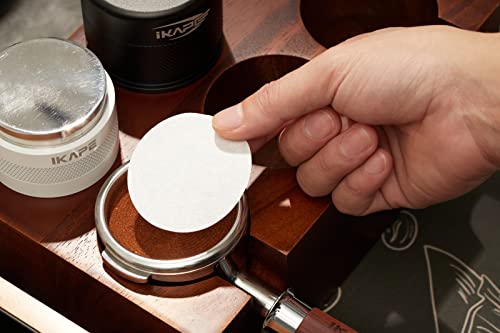 IKAPE 51mm Espresso Paper Filters (200pc) with Storage Case