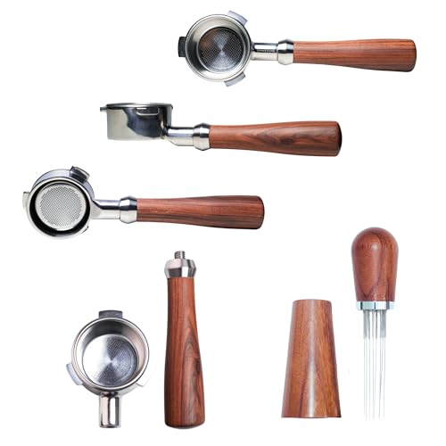 54mm Bottomless Portafilter with Wdt Tool for Espresso Brewing