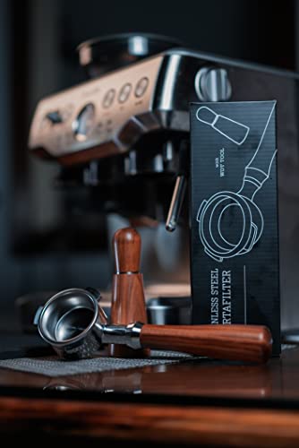 54mm Bottomless Portafilter with Wdt Tool for Espresso Brewing