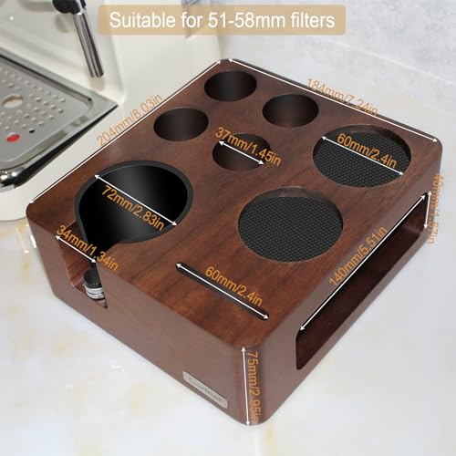 Espresso Tamper Station for 51-58mm Portafilters