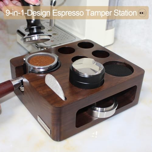 Espresso Tamper Station for 51-58mm Portafilters