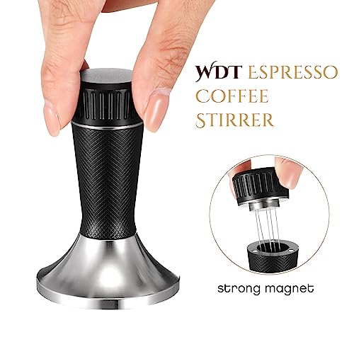 53mm Espresso Tamper with WDT Tool and Stirrer