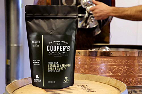 Brazilian Single Origin Espresso Ground Coffee | Smooth & Creamy Medium Dark Roast, 12 oz Bag