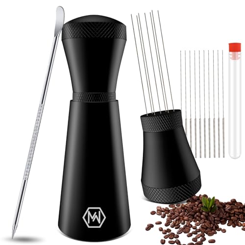 Espresso Distribution Tool with 7 Needles & Latte Art Pen