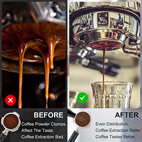 Espresso Distribution Tool with 7 Needles & Latte Art Pen