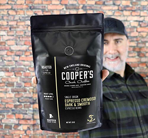 Brazilian Single Origin Espresso Ground Coffee | Smooth & Creamy Medium Dark Roast, 12 oz Bag