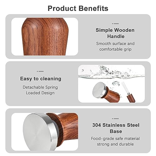 51mm Espresso Tamper & Stirrer Set with WDT Tool