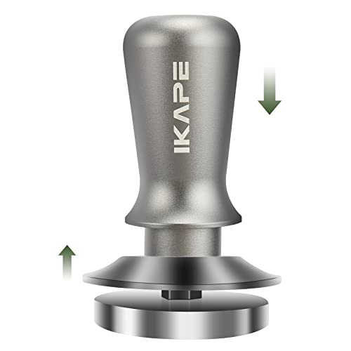 IKAPE 53mm Premium Espresso Tamper: Breville-compatible Flat Base