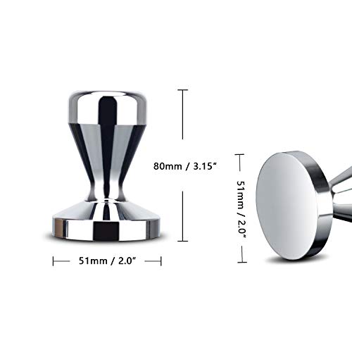 BlueSnail Coffee Tamper: Stainless Steel Espresso Press
