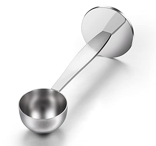 Stainless Steel Dual-Purpose Coffee Scoop and Tamp