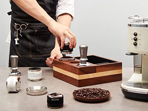 IKAPE 53mm Premium Espresso Tamper: Breville-compatible Flat Base