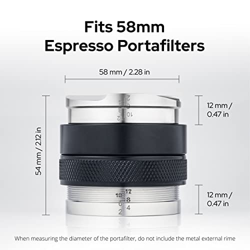 Professional 58mm Espresso Tamper and Distribution Tool