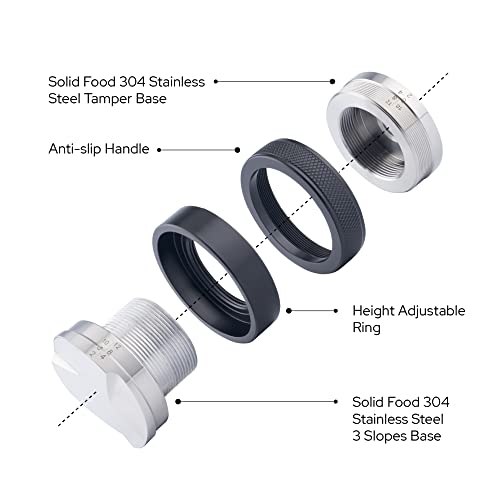 Professional 58mm Espresso Tamper and Distribution Tool