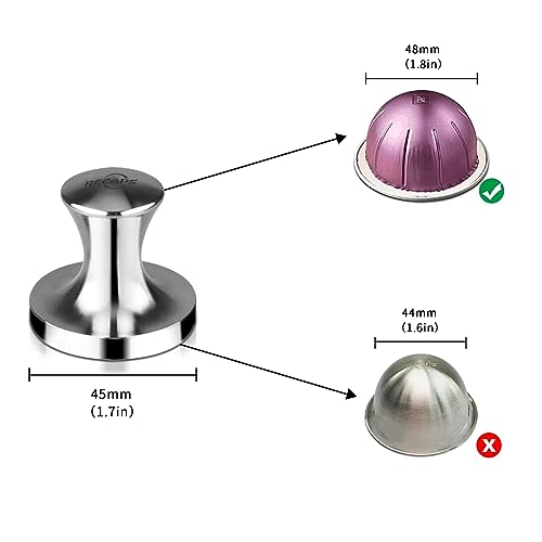 Stainless Steel Coffee Tamper for Nespresso Vertuoline Pods
