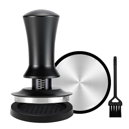 JacoJe 51mm Stainless Steel Espresso Tamper, Barista Tool