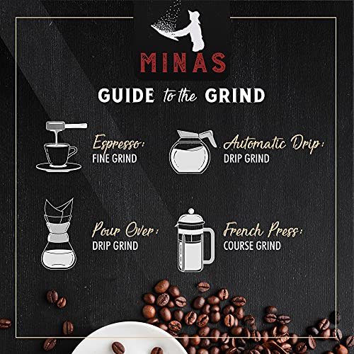 Minas Espresso - Jose Gourmet - Medium Roast Whole Coffee Beans - Brazilian - 12oz