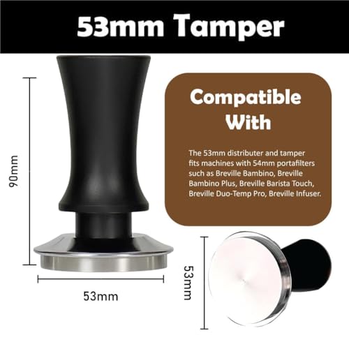 NEXA 53mm Espresso Coffee Self-Leveling Tamper Press