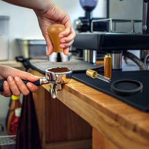 51mm Espresso Tamper Set with Stirrer & Silicone Mat