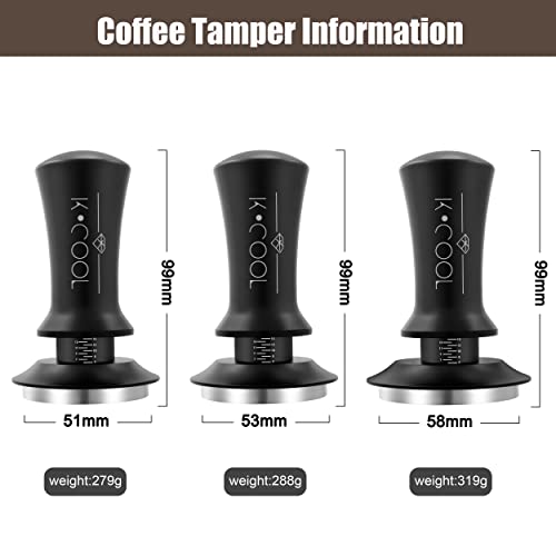 K COO Espresso Tamper, Premium Barista Tool