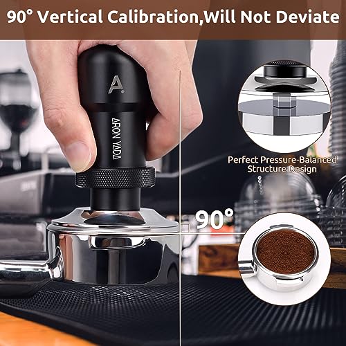 Stainless Steel Espresso Tamper with Silicone Mat
