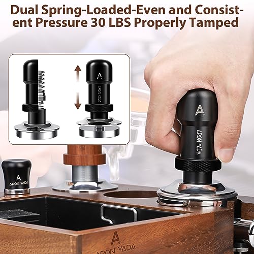 Stainless Steel Espresso Tamper with Silicone Mat