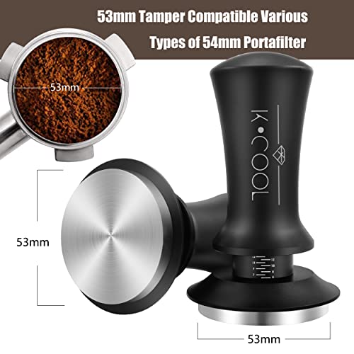 K COO Espresso Tamper, Premium Barista Tool