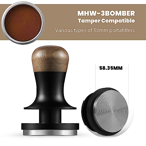 58.35mm Three-Load Espresso Tamper with 30lbs Sound Feedback