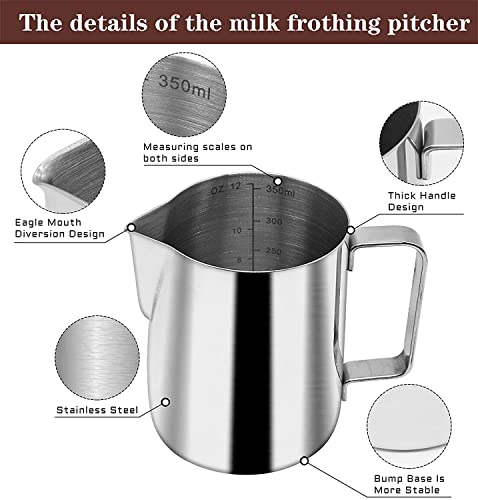 51mm Coffee Tamper Set with Frothing Pitcher & Accessories