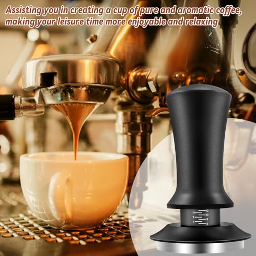 Yeelan 51mm Espresso Tamper with Calibrated Spring Loaded Base